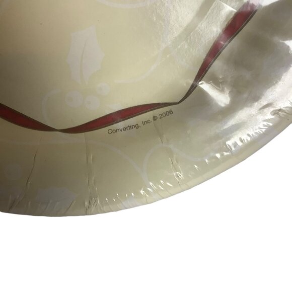 Special Occasion 8" Plates & Better Than Linen Beverage Napkins Set Christmas - Picture 7 of 7